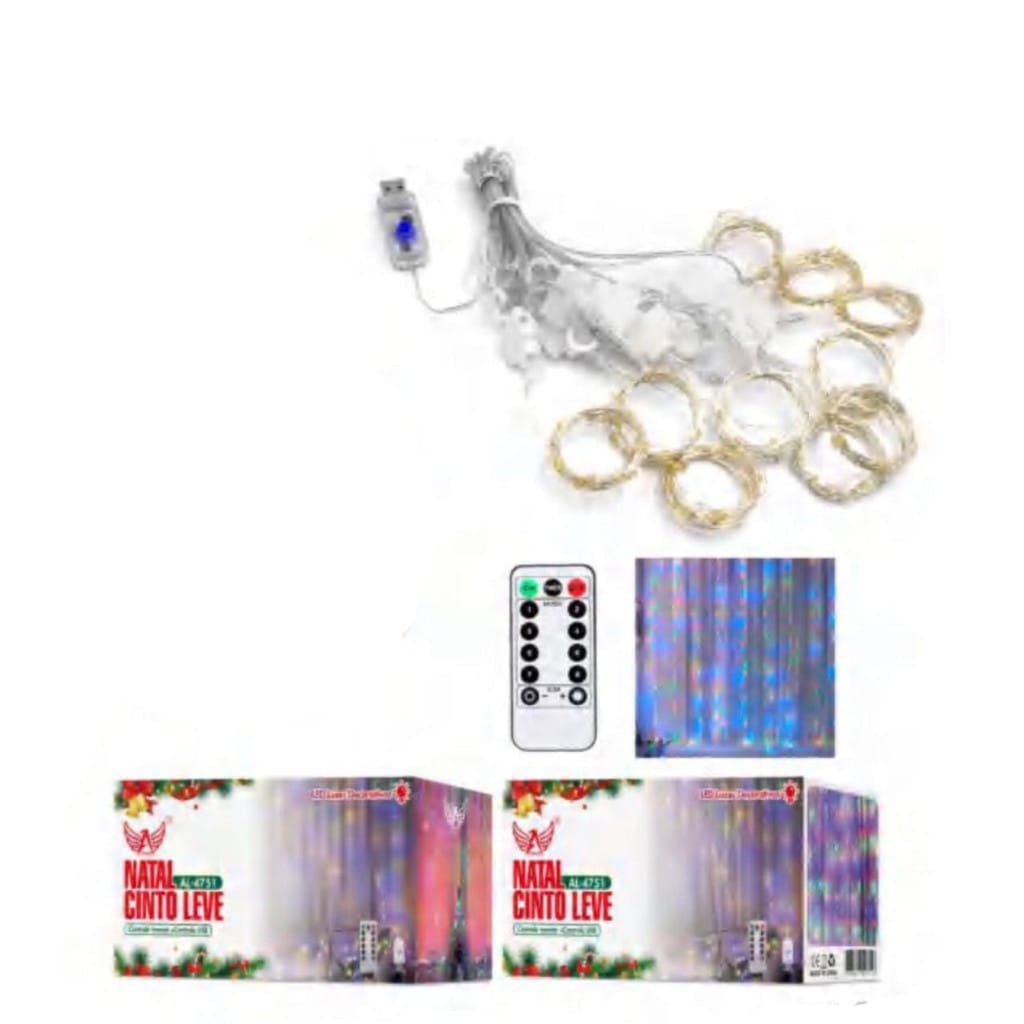 Cortina Natalina de LED